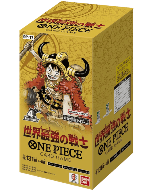 【OP-17】The World's Strongest Warriors BOX〔Factory Sealed〕
